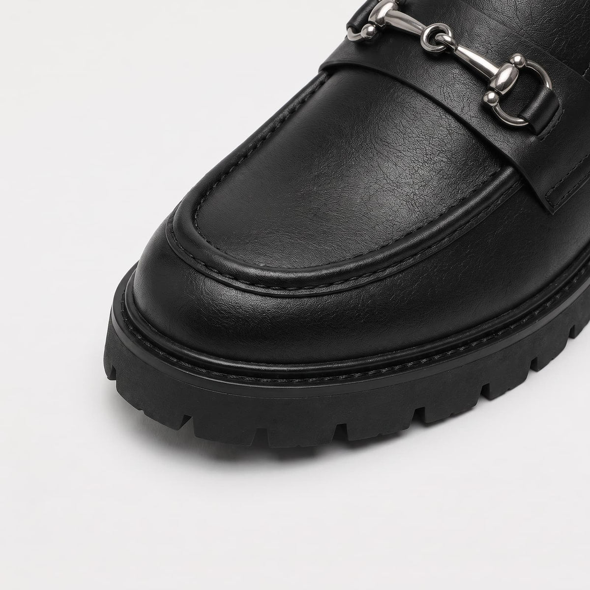 Loafers, Men's Horsebit Slip On with Chunky Sole 5