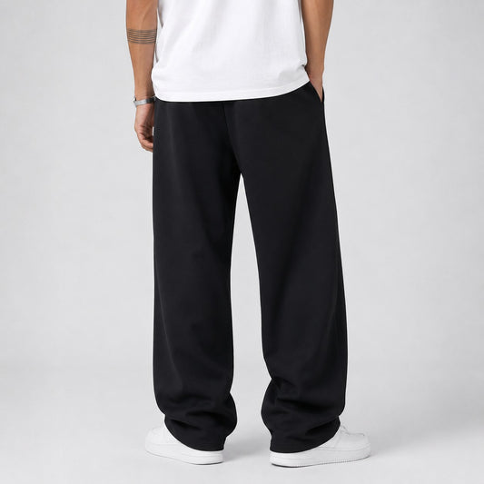 Men's Relaxed Knit Joggers with Elastic Drawstring Waist 2