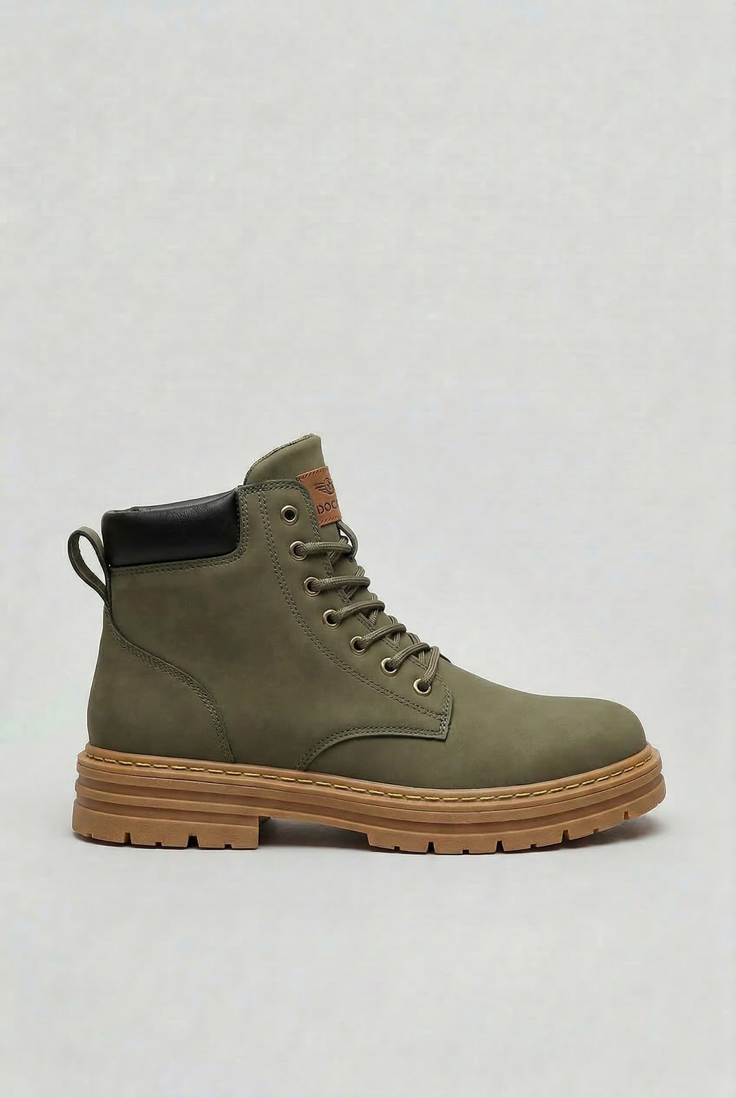 Winter Boots Chunky Boots Lace-Up with Lug Sole for Men 4