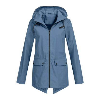 Hooded Rain Coat