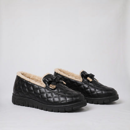 Boots, Warm Lined Boots with Quilted Upper for Women 1