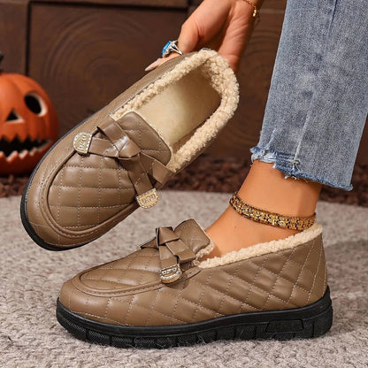 Boots, Warm Lined Boots with Quilted Upper for Women 4