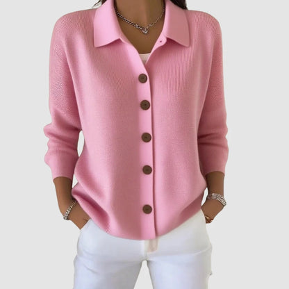 Cardigan Sweater, Collared Button Front Knit for Women 3