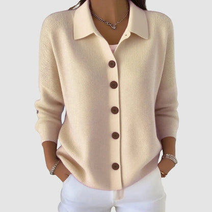 Cardigan Sweater, Collared Button Front Knit for Women 4