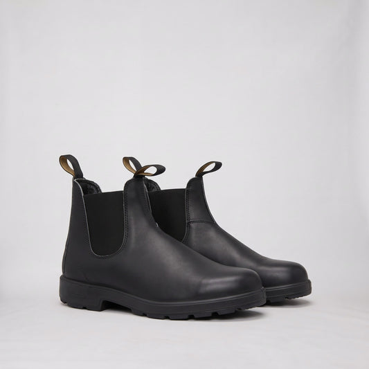 Chelsea Boots, Ankle Winter Pull-On Boots with Elastic Sides and Lug Sole