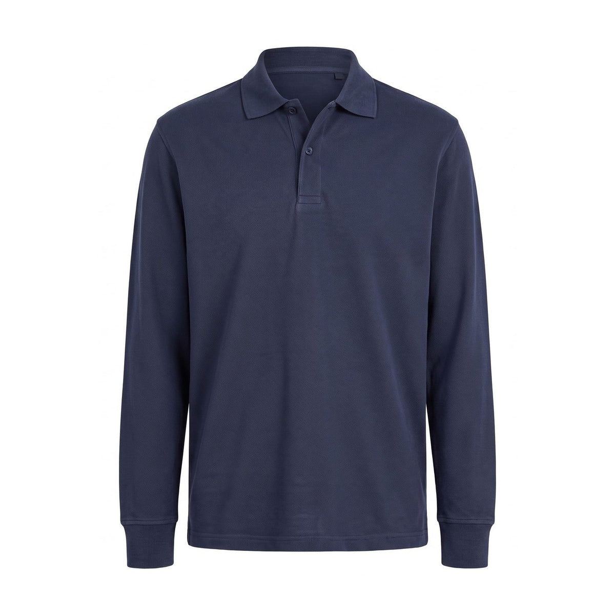 Long Sleeve Polo Shirt Men's Classic Regular Fit Polo 1