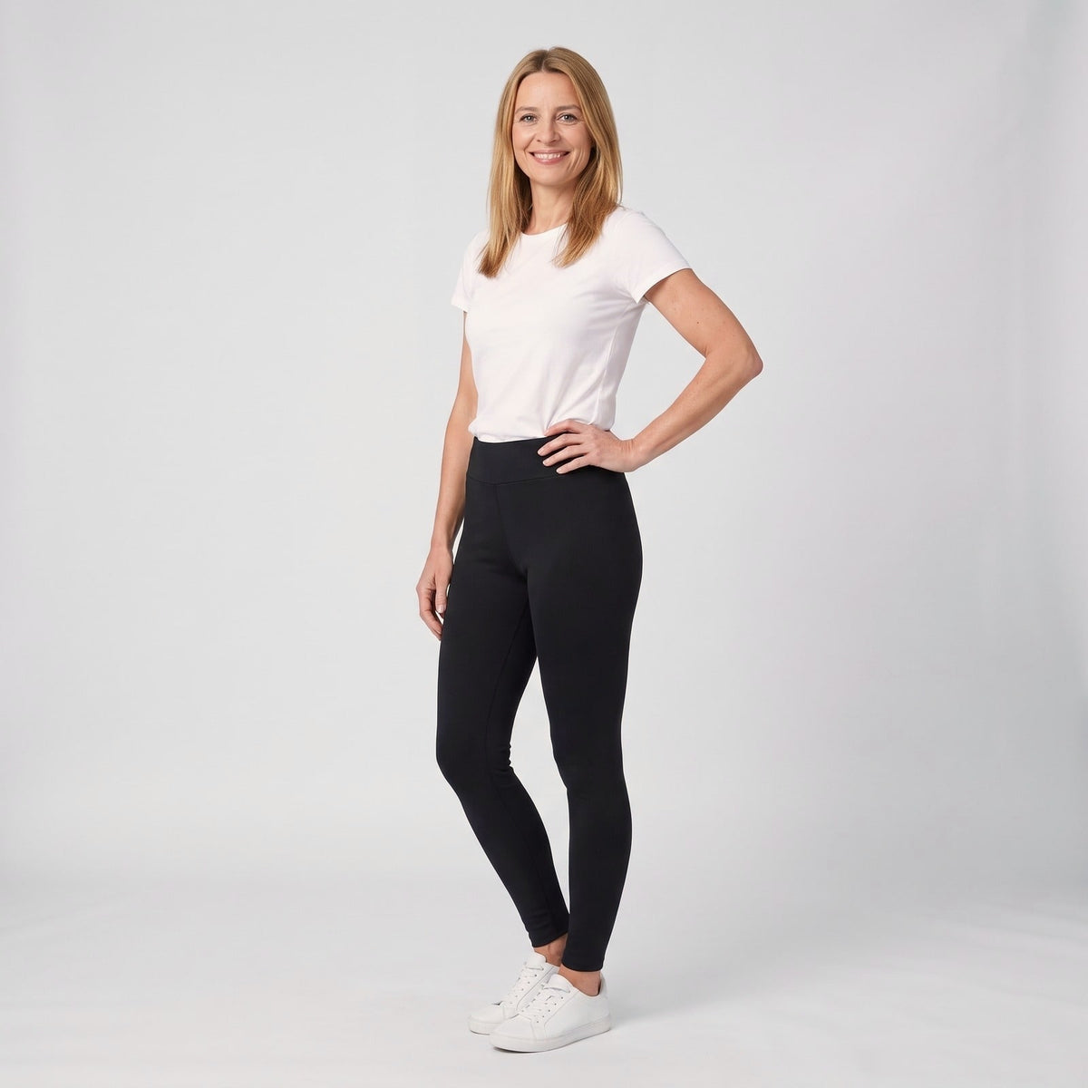 Fleece Legging Thermo Legging High Waist Sherpa Lined 1