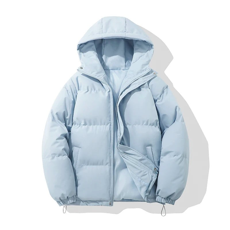 Women's Hooded Puffer Jacket in Soft Cotton, Relaxed Fit 4