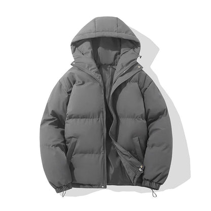 Women's Hooded Puffer Jacket in Soft Cotton, Relaxed Fit 11