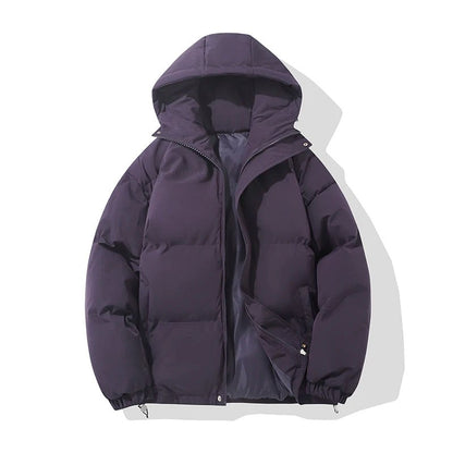 Women's Hooded Puffer Jacket in Soft Cotton, Relaxed Fit 8