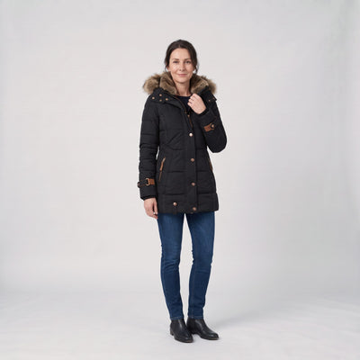Hooded Quilted Winter Coat