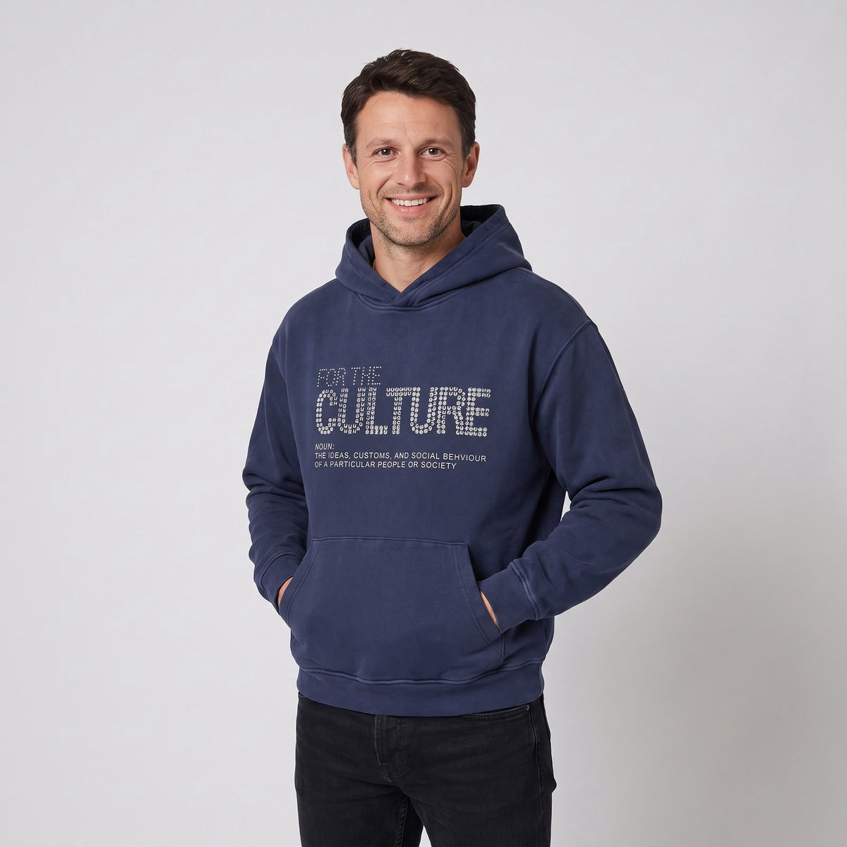 Hoodie Relaxed Graphic with Kangaroo Pocket and Hood 1