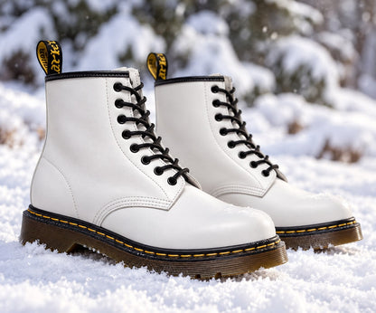 Lace Up Boots, Unisex Winter Boots with Chunky Sole 6