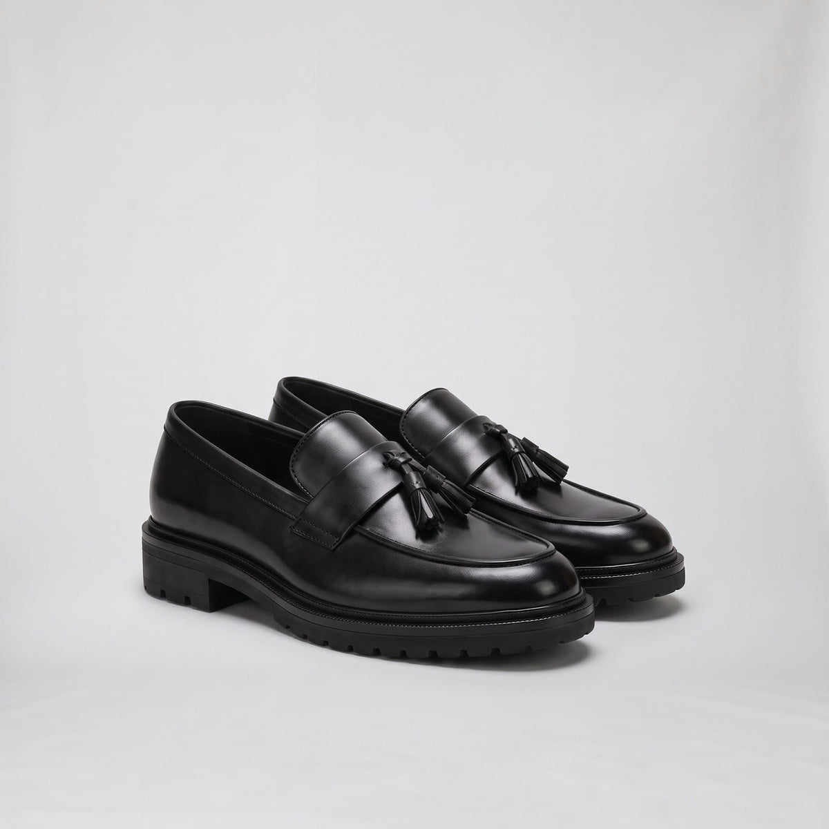 Loafers, Men's Tassel Slip On with Chunky Sole 1