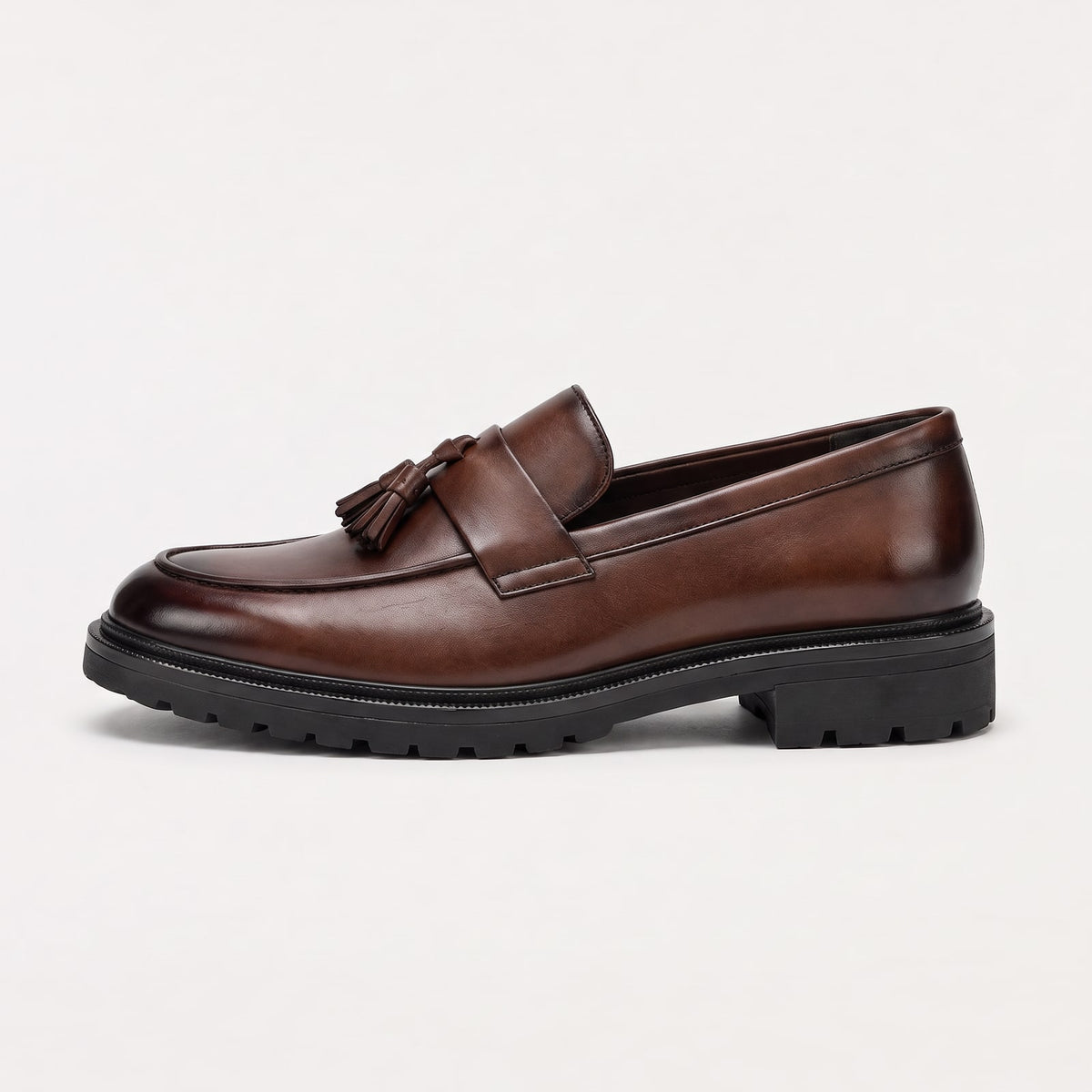 Loafers, Men's Tassel Slip On with Chunky Sole 2