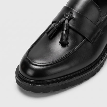 Loafers, Men's Tassel Slip On with Chunky Sole 5