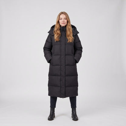 Puffer Jacket Long, Hooded Maxi Down Winter Jacket 1