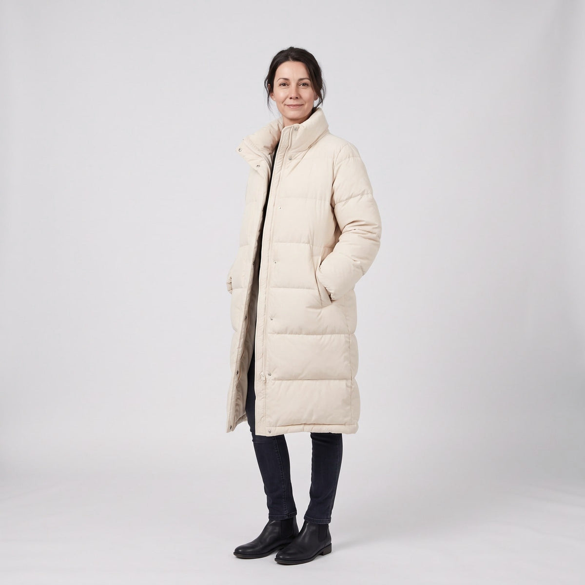 Puffer Jacket Long, Lightweight Quilted Winter Jacket 1