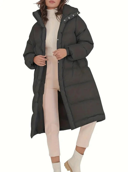 Puffer Jacket Long, Lightweight Quilted Winter Jacket 2