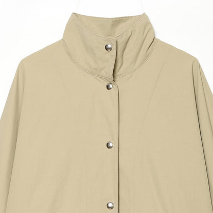 Oversized Cape Rain Jacket for Women with Stand Collar 3