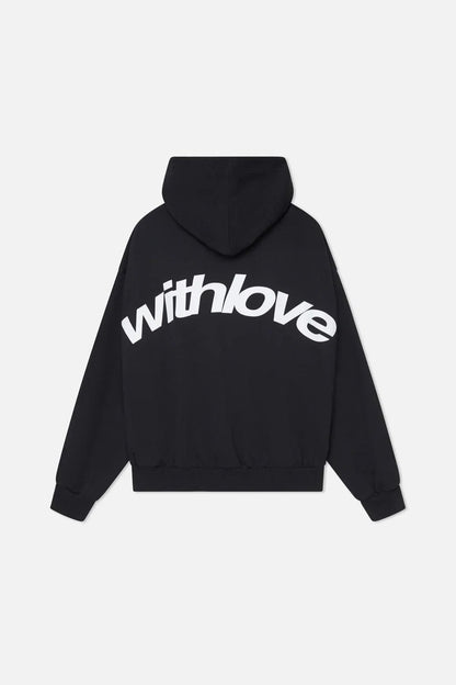 Women's Oversized Hoodie with Back Print, Kangaroo Pocket 9