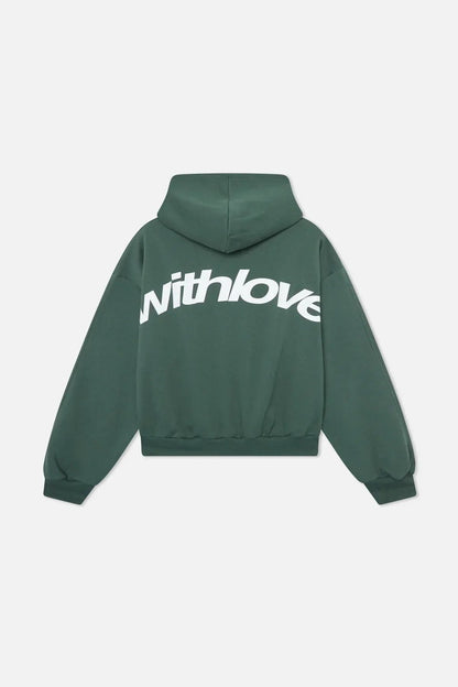 Women's Oversized Hoodie with Back Print, Kangaroo Pocket 7