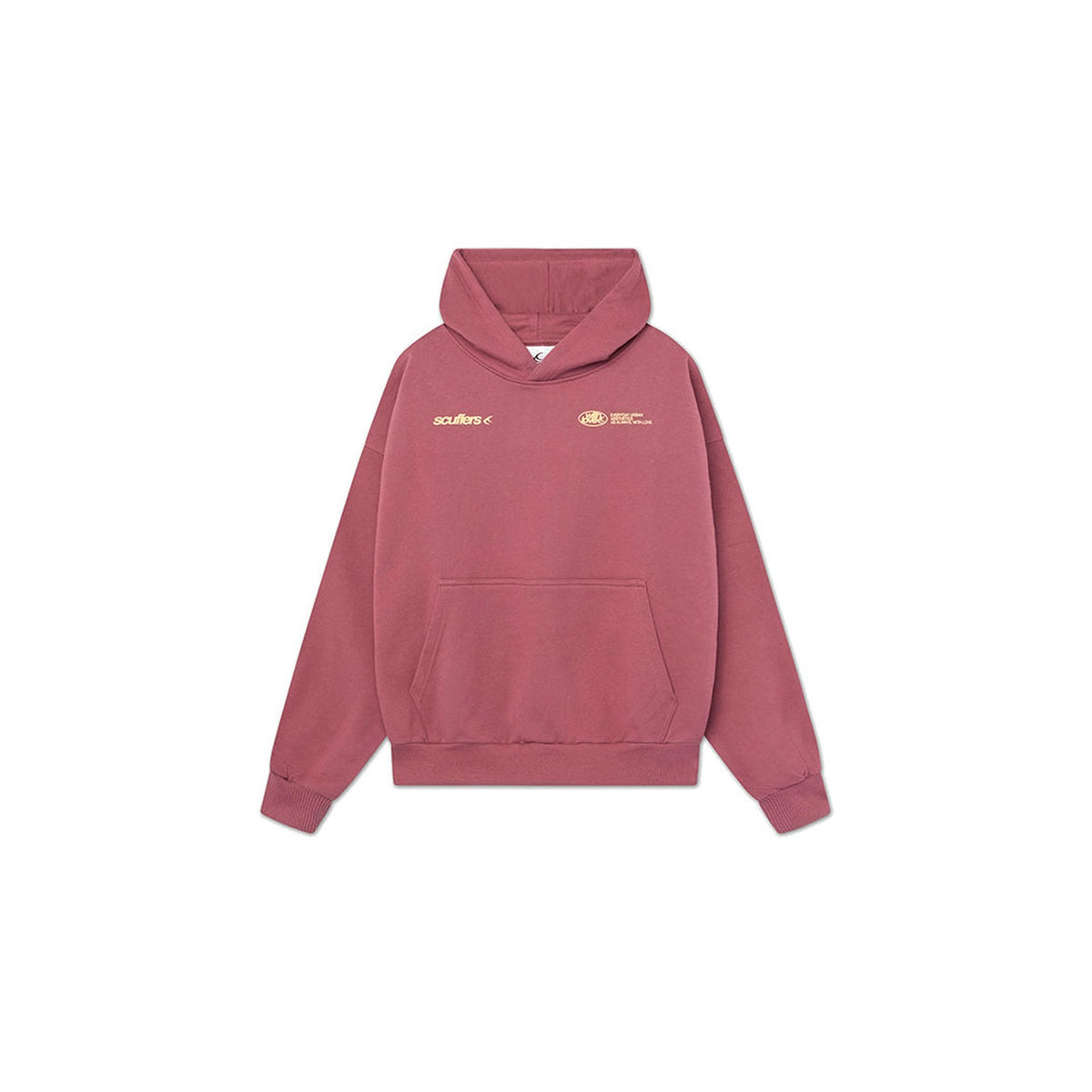 Women's Oversized Hoodie with Back Print, Kangaroo Pocket 1