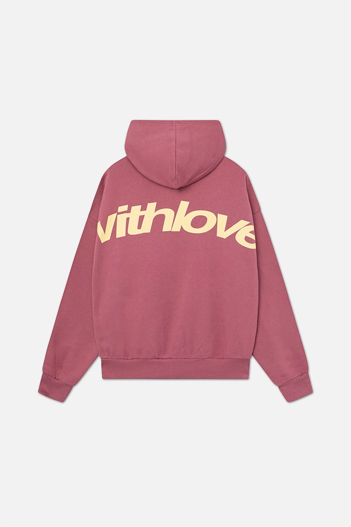 Women's Oversized Hoodie with Back Print, Kangaroo Pocket 2