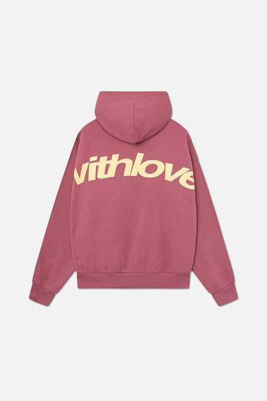 Women's Oversized Hoodie with Back Print, Kangaroo Pocket 2
