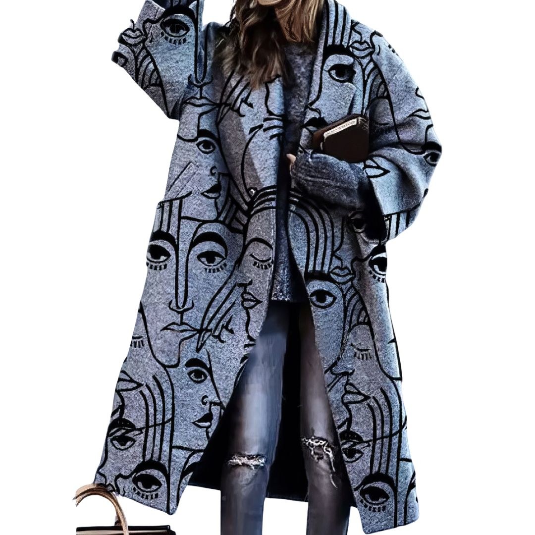 Women's Oversized Wrap Coat, Soft Lining, Water-Resistant 5