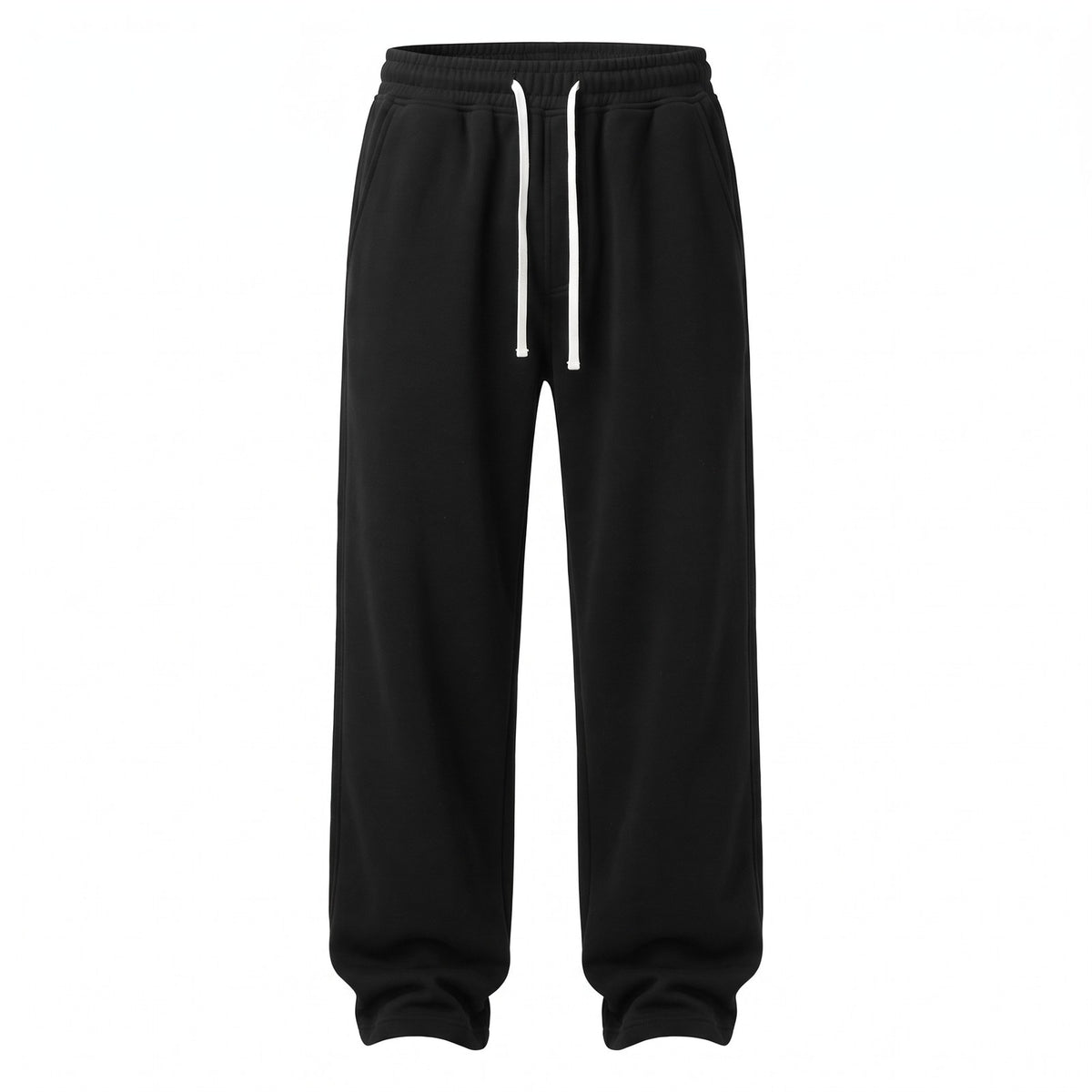 Men's Relaxed Knit Joggers with Elastic Drawstring Waist 1