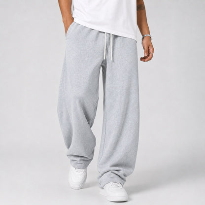 Men's Relaxed Knit Joggers with Elastic Drawstring Waist 5