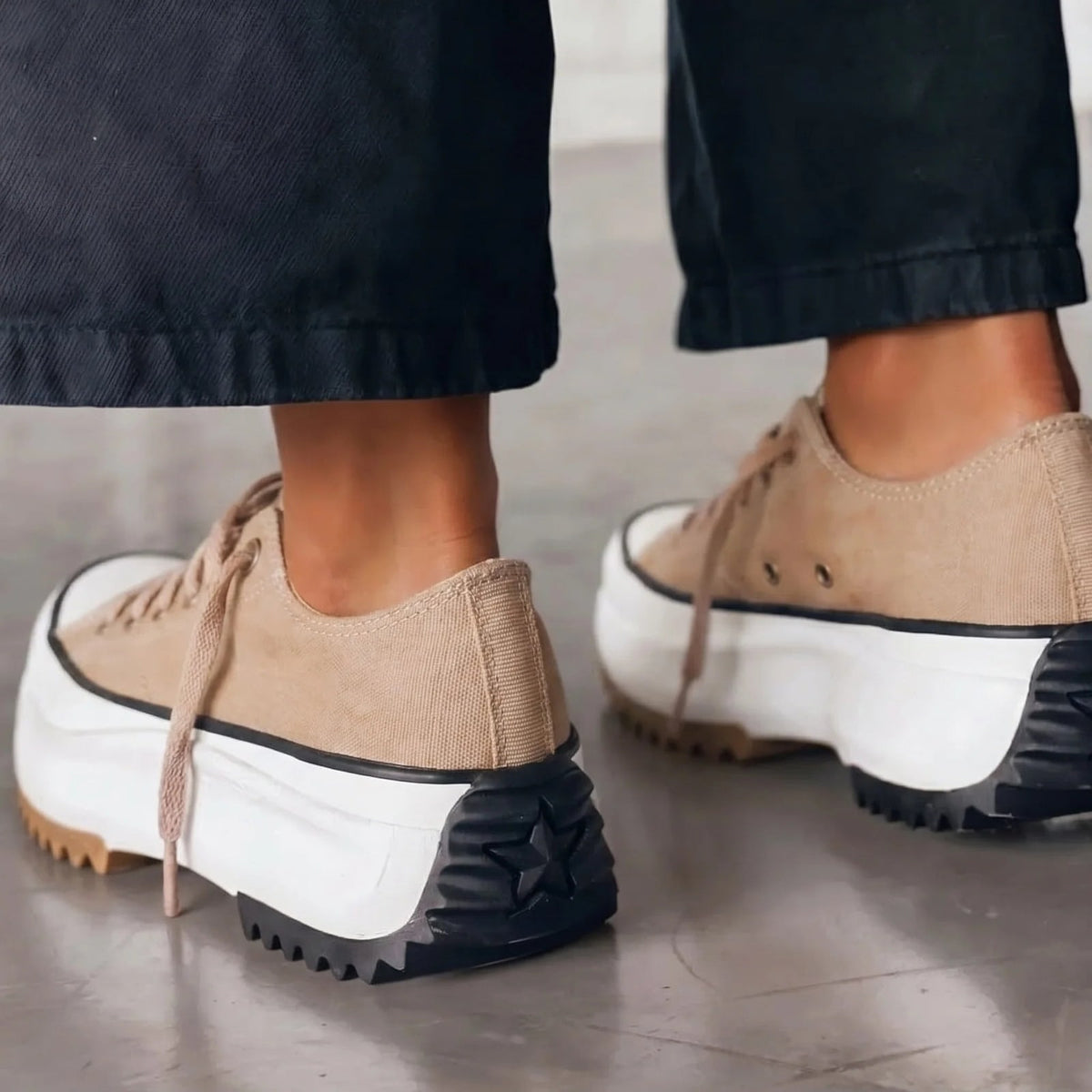 Sneakers for Women, Platform Lace Up with Chunky Sole 3