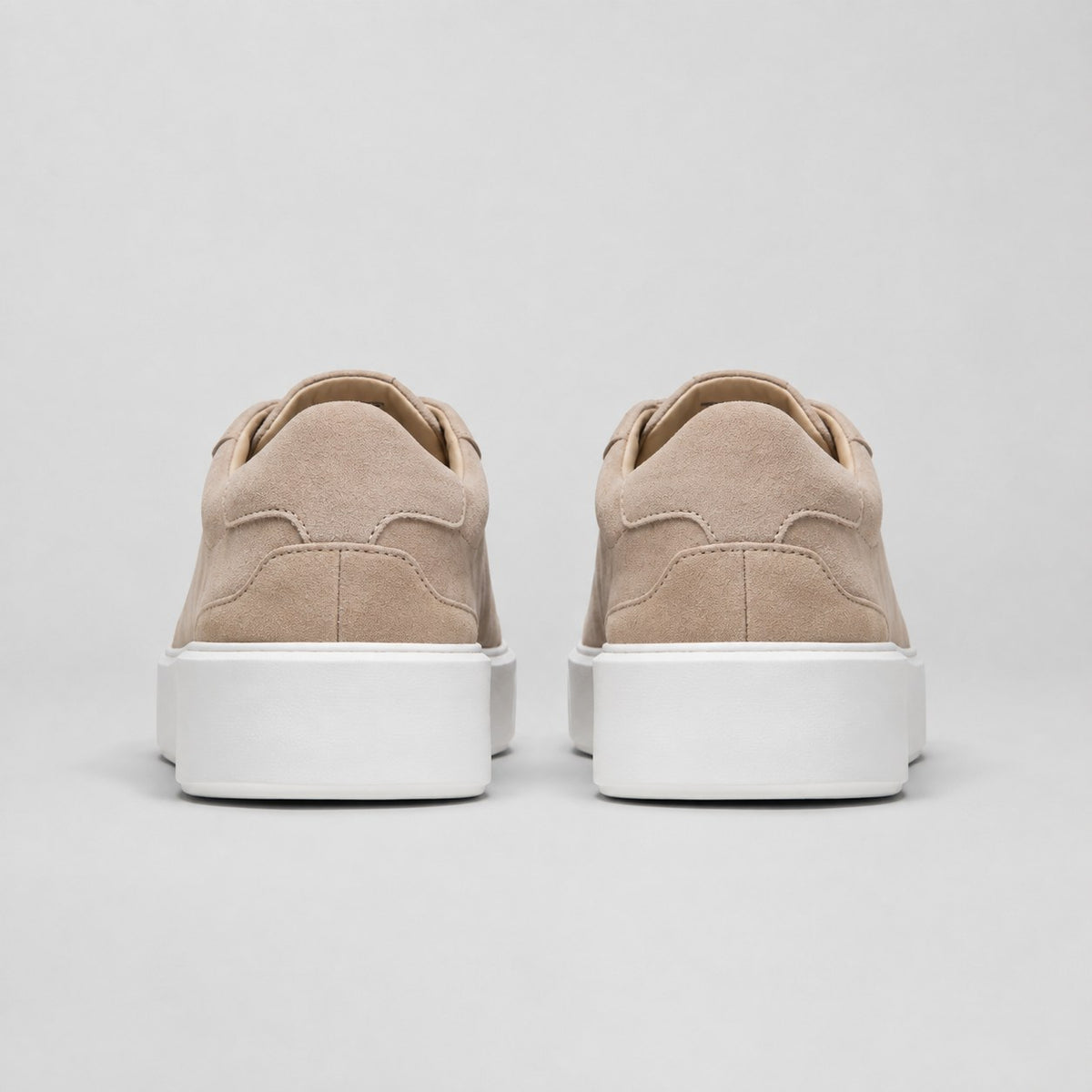Men's Suede-Look Trainers, Low Profile Lace-Up Sneakers 5