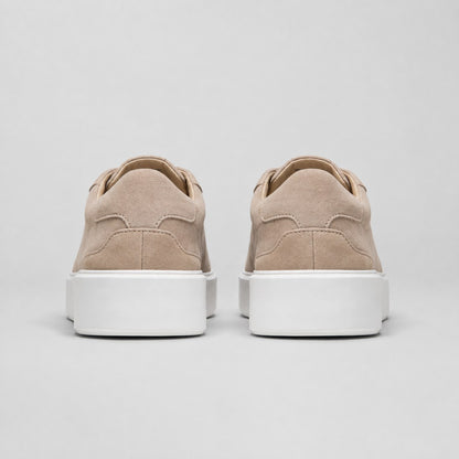 Men's Suede-Look Trainers, Low Profile Lace-Up Sneakers 5