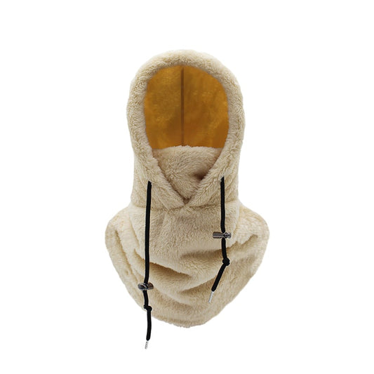 Thermal Winter Hat Fleece Lined Hooded Neck Warmer 2