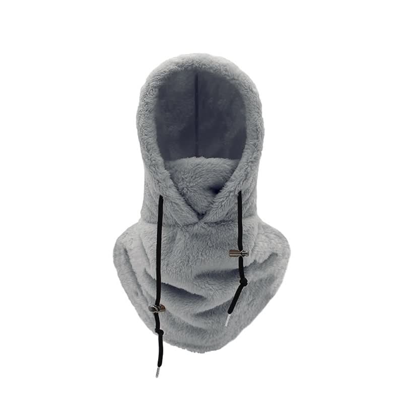 Thermal Winter Hat Fleece Lined Hooded Neck Warmer 5