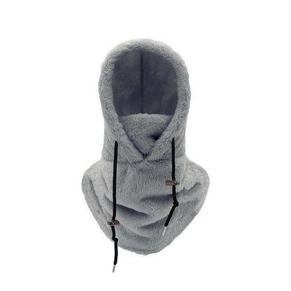 Thermal Winter Hat Fleece Lined Hooded Neck Warmer 5