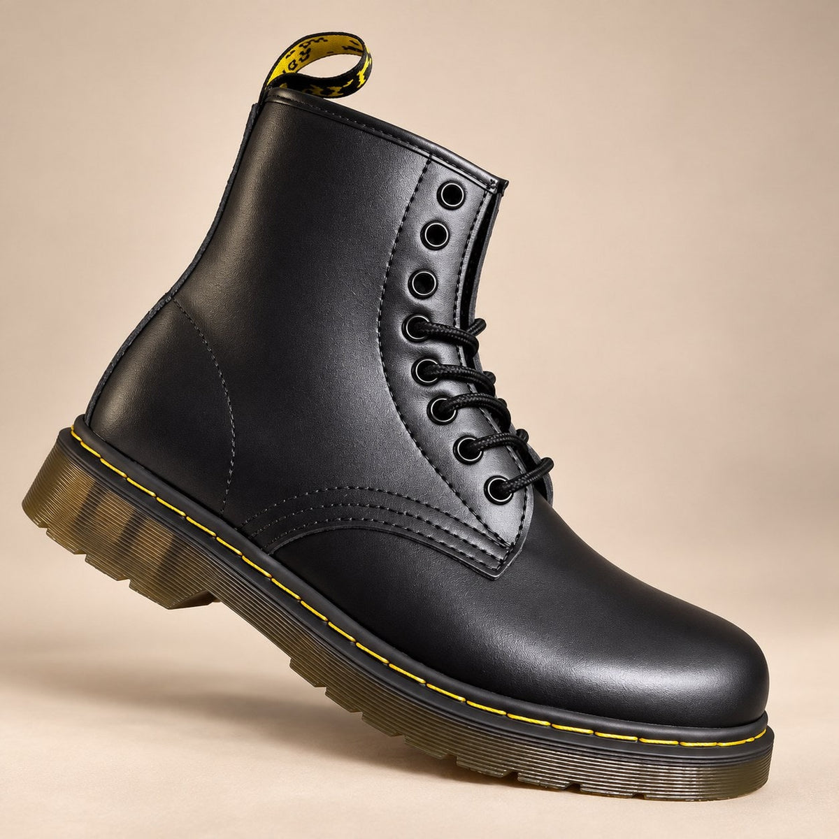Unisex Genuine Leather Lace-Up Boots 1