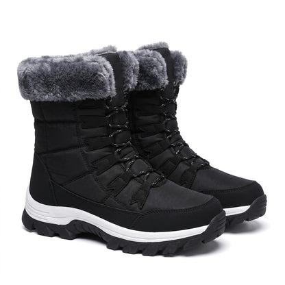 Women's Waterproof Winter Snow Boots with Plush Cuff 1