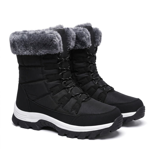 Women's Waterproof Winter Snow Boots with Plush Cuff 1