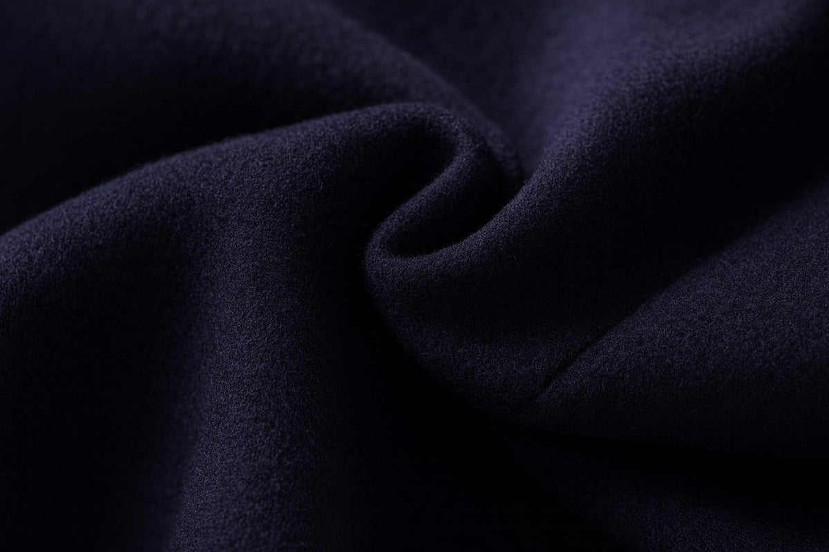 Men's Wool Blend Winter Overcoat with Stand Collar 11