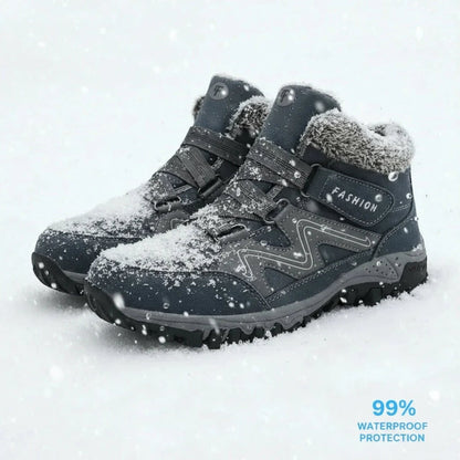 Waterproof Winter Boots, Fur Lined Boots for Women 8