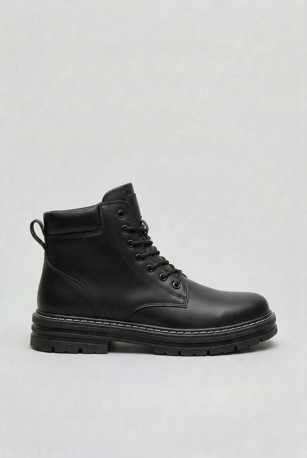 Winter Boots Chunky Boots Lace-Up with Lug Sole for Men 3