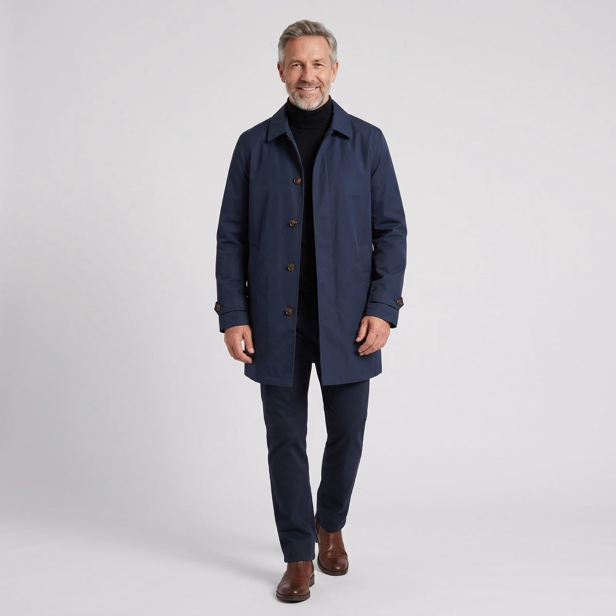 Winter Coat, Mid-Length Coat for Men in Four Colours 1