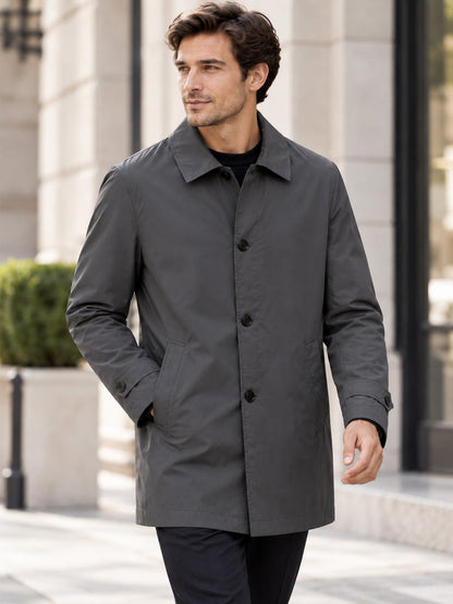 Winter Coat, Mid-Length Coat for Men in Four Colours 3