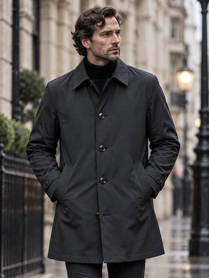 Winter Coat, Mid-Length Coat for Men in Four Colours 4