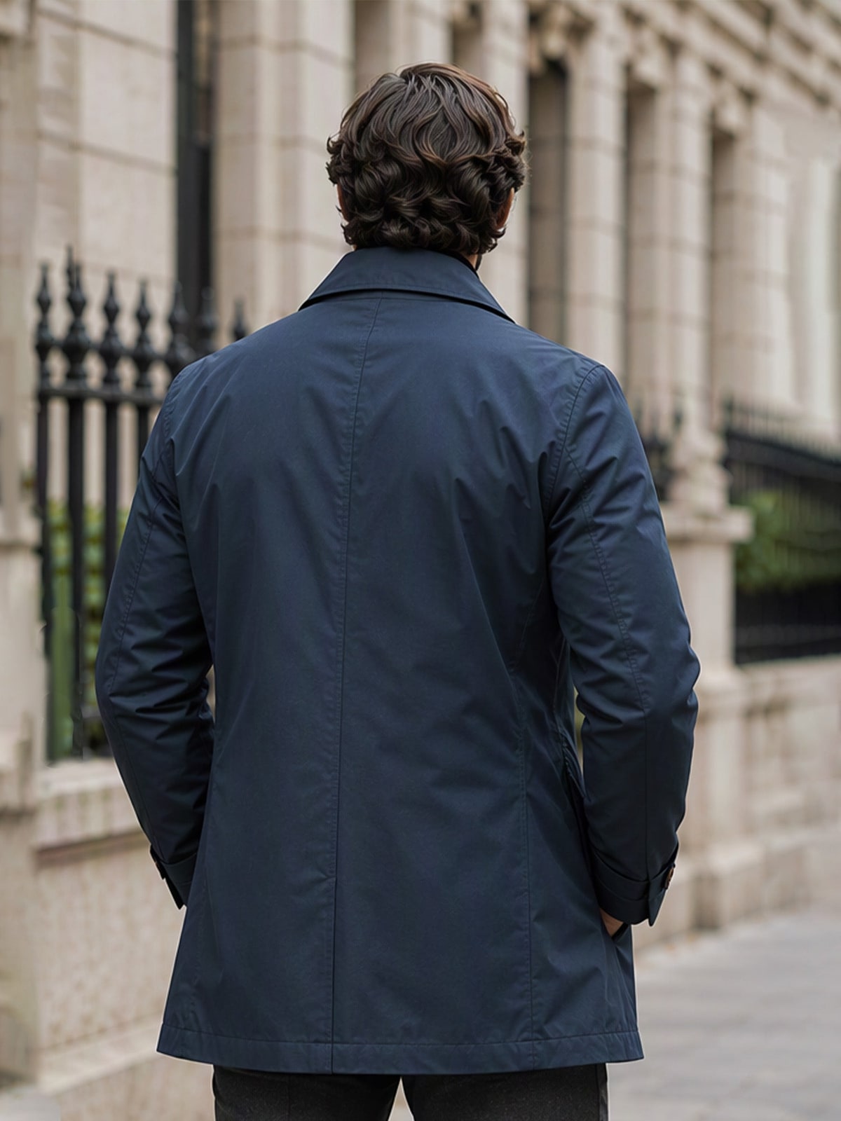 Winter Coat, Mid-Length Coat for Men in Four Colours 7