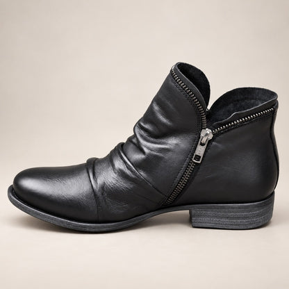 Women's Faux Leather Ankle Boots, Autumn, Timeless & Versatile 7