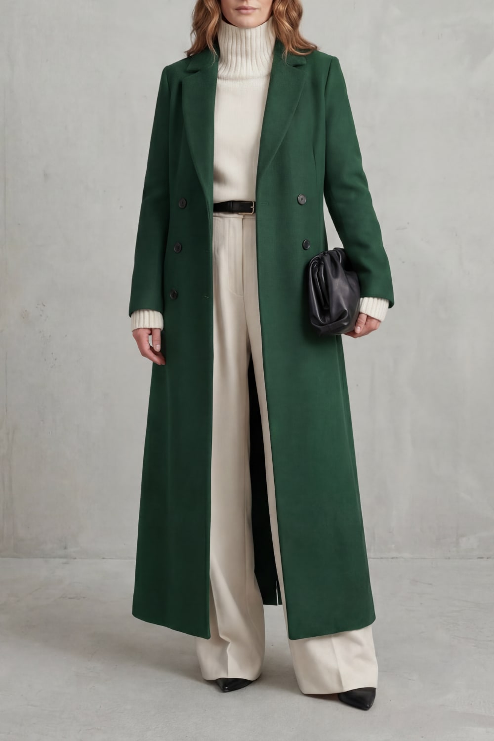 Women's Long Tailored Coat, Classic Fit & Timeless Warmth 9